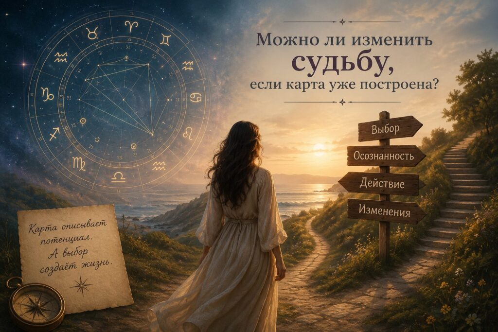 Можно ли изменить судьбу, если карта уже построена?